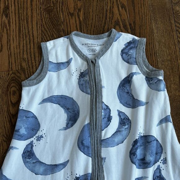 Burt's Bees Sleep Sack Large Celestial Moon Print 12-18 mo Beekeeper Organic - Picture 2 of 7